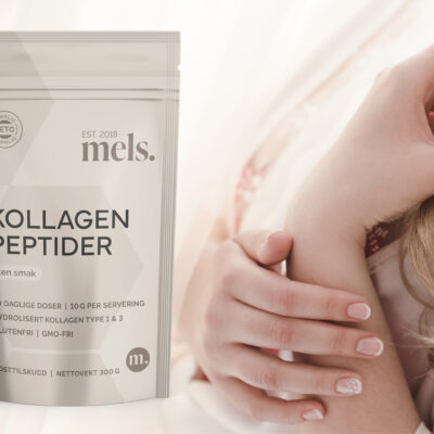MELS Kollagen MELS Kollagen Peptider, naturlig kollagenpulver, for hud, negler, hår, muskler og ledd