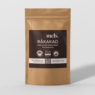 MELS Naturprodukter | 100% økologisk 8 MELS råkakao, Seremoniell Kakao for ro, balanse og meditasjon